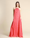 Abito lungo in mussola di cotone