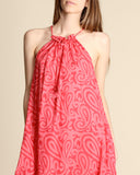 Abito lungo in mussola di cotone