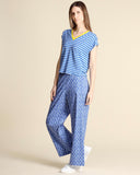 Pantaloni bojan in popeline