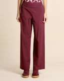 Pantaloni ampi in popeline