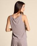Top in jersey jacquard