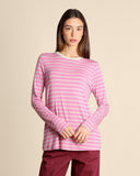 Maglia in jersey a righe