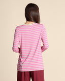 Maglia in jersey a righe