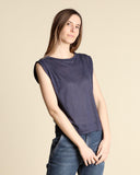 Maglia in jersey di lino