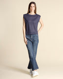 Maglia in jersey di lino