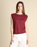 Maglia in jersey di lino