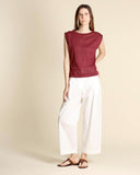 Maglia in jersey di lino