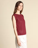 Maglia in jersey di lino