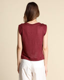 Maglia in jersey di lino