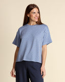T shirt in jersey jacquard