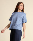 T shirt in jersey jacquard