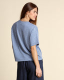 T shirt in jersey jacquard