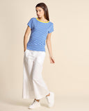 Maglia in jersey a righe