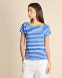 Maglia in jersey a righe