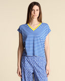 Maglia in jersey a righe