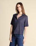 Polo in jersey di lino