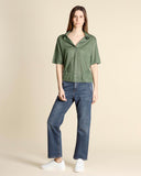 Polo in jersey di lino