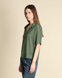 Polo in jersey di lino