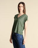 Maglia in jersey di lino