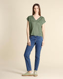 Maglia in jersey di lino