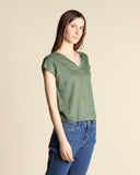 Maglia in jersey di lino