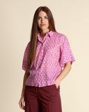 Camicia in mussola di cotone