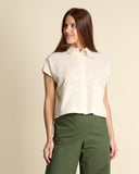 Camicia in cotone operato