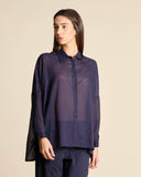 Camicia in mussola di cotone