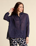 Camicia in mussola di cotone