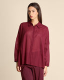 Camicia in mussola di cotone