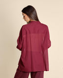 Camicia in mussola di cotone