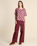 Blusa in popeline di cotone