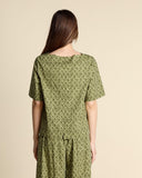 Blusa in popeline di cotone