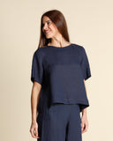 Blusa in lino