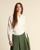 Camicia in ctone operato