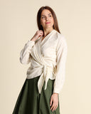 Camicia in ctone operato