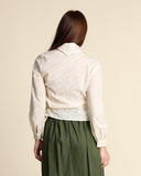 Camicia in ctone operato