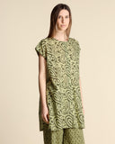 Camicia lunga in mussola di cotone