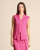 Camicia  check in cotone