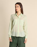 Camicia in mussola di cotone
