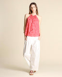 Top in mussola di cotone