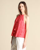 Top in mussola di cotone