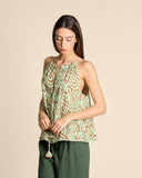 Top in mussola di cotone
