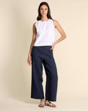 Top in popeline di cotone