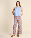 Top in popeline di cotone