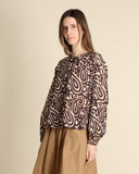 Blusa in mussola di cotone