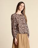 Blusa in mussola di cotone