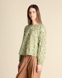 Blusa in mussola di cotone