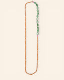 Collana in resina e vetro