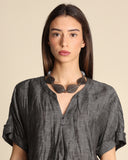 Collana in resina e vetro